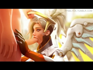 [overwatch] mercy special porn clip 18+