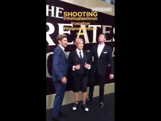 Tobyshawphoto ig stories zacefron realhughjackman #greatestshowman