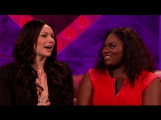 Laura about lesbianism at alan carr show 2014