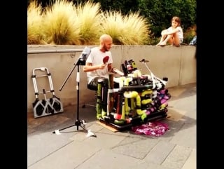 Handmade drums! #drums #streetart # лондон 30 07 2017