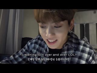 But remember jungkooks reaction to euphorias fanchant the cutest