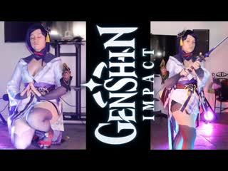 Genshin impact raiden shogun cosplay by pion