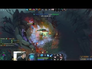 Эпическое комбо storm spirit + lifestealer + riki