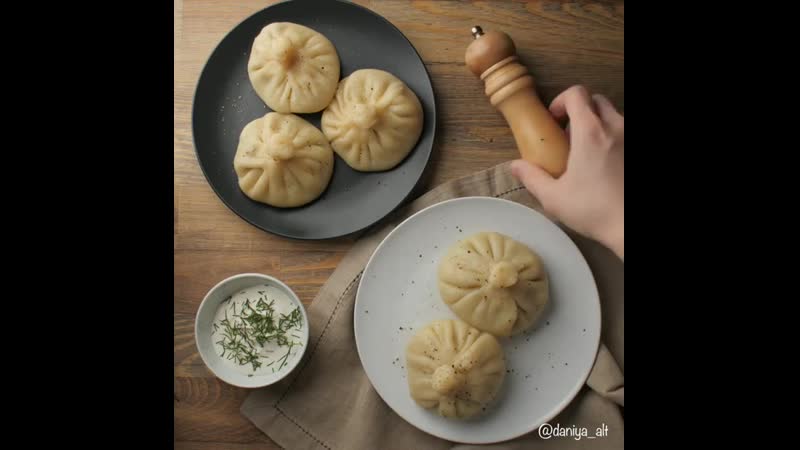 Сочные домашние хинкали