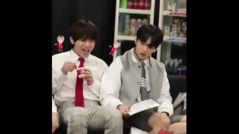 Huuu hooo yeee, with hes ice cream please he so cutest #tae updates