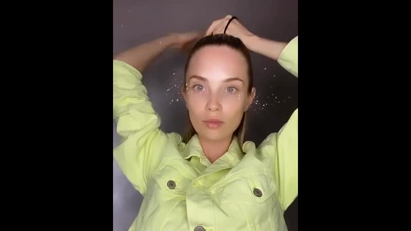 Кристина черкасова учит делать причёску "пальмочка" )