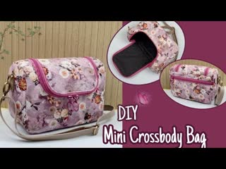 Diy cara membuat tas mini crossbody bag tutorial pattern