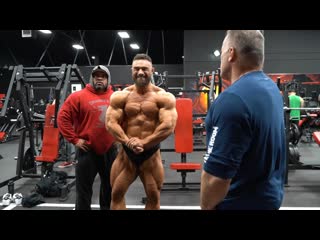 Theo leguerrier trains posing with milos sarcev