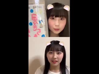 200511 instagram live hkt48 team h tanaka miku