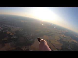 My raw balloon jump abseiling to freefall