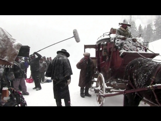 «омерзительная восьмерка» backstage (b roll quentin tarantino)