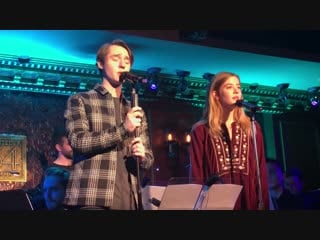 Dear evan hansen’s michael lee brown and mallory bechtel sing even today