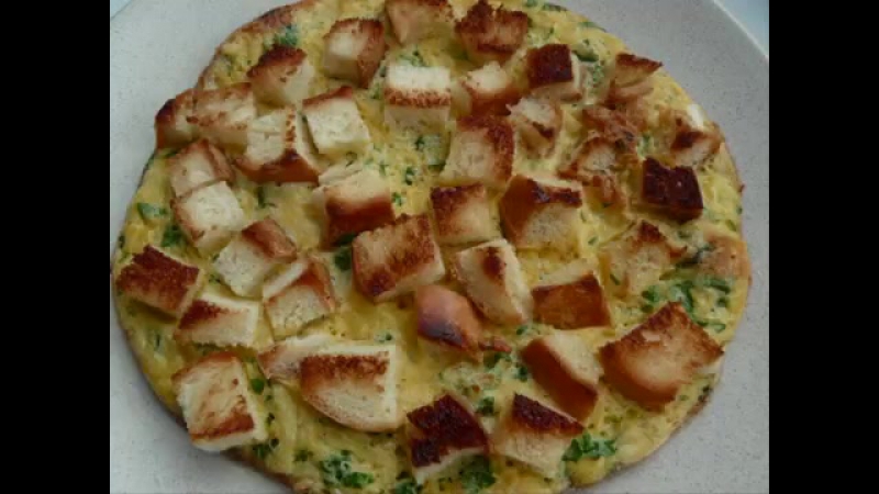 Омлет с гренками how to make an omelette
