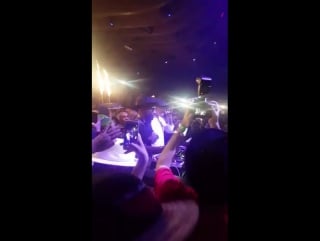 February 14 another fan taken video of justin at 1oak in los angeles, ca