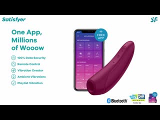 Клиторальный стимулятор с вибрацией satisfyer curvy 1+