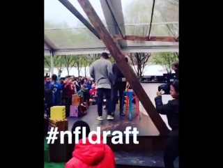 Witney carson on instagram supporting our #1 football player @vonmiller #beastmode #nfldraft w/ @ 💯💯💯 snapchat