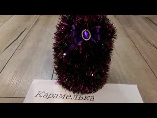 Шампанское в новогоднем декоре