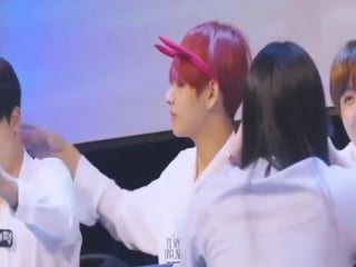 160512 bts fansign v tickle jimin (vmin)