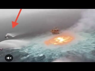 Meanwhile at the gulf of mexico the sea is on fire due to an ruptured oil gas pipeline! #2 / jul / 2th / 2021