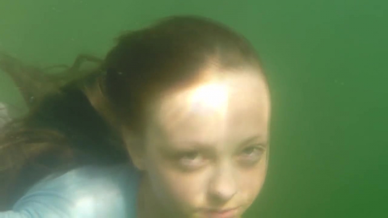 Видео под водой, илона барабаш, мариуполь