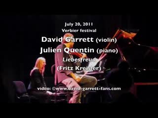 David garrett julien quentin liebesfreud loves joy (fritz kreisler)