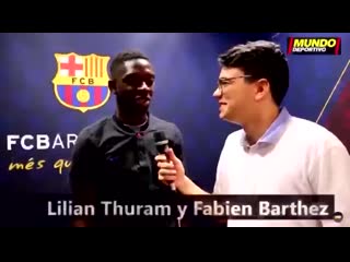 This interview with ousmane dembélé is amazing