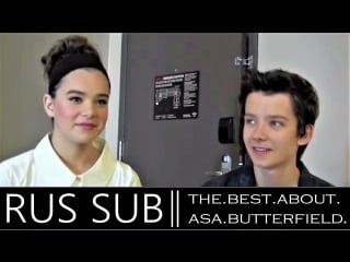 Enders game asa butterfield hailee steinfeld on how theyd do in the battle room