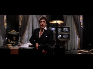 Al pacino in "scarface" (1983) "say hello to my little friend!" 1080p