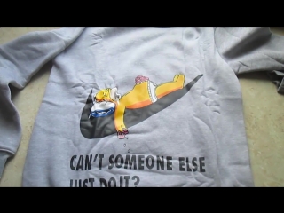 Прикольная толстоа nike с гомером симпсоном