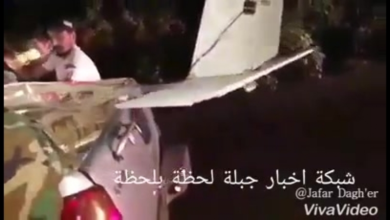 Сирия 01 07 2018 обломки сбитого зрак панцирь неопозного бпла обнаруженные местными жителями в 10 км северо восточнее аб хмейми