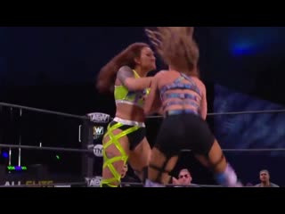 Kris statlander (w/chick taylor, trent beretta, & orange cassidy) vs tesha price