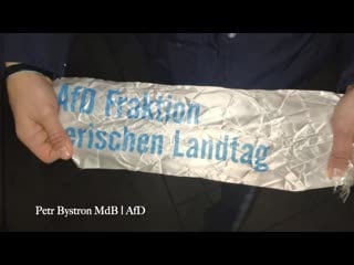 Petr bystron mdb augsburg „antifa“ schändet kranz für ermordeten feuerwehrmann