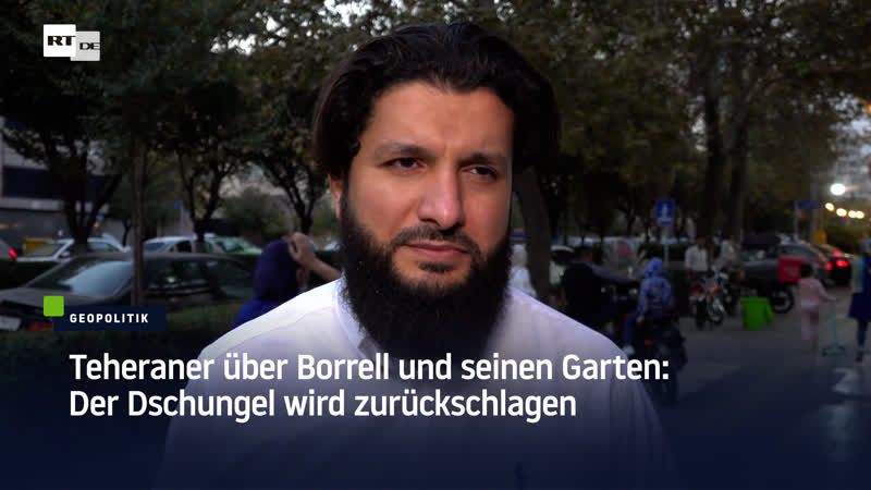 Teheraner über borrell und seinen garten der dschungel wird zurückschlagen