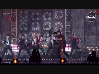 [bangtan bomb] 'idol' special stage (bts focus) @ 2018 가요대전 bts (방탄소년단)