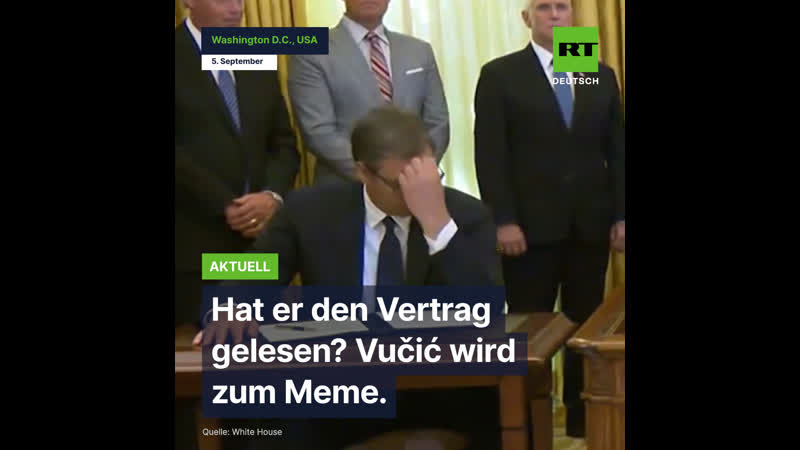 Trump serbiens botschaft wird nach jerusalem verlegt – vučić scheint überrascht