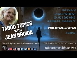 Taboo topics with jean broida 5 24 2020