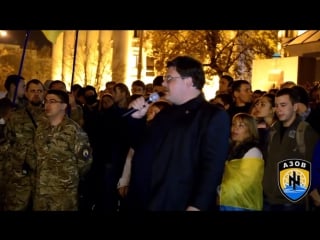 Михаил круг выступил перед бойцами полка азов (группа огого видео)