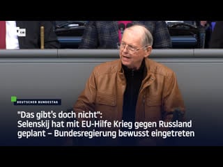 "das gibt’s doch nicht" selenskij hat mit eu hilfe krieg gegen russland geplant – bundesregierung bewusst eingetreten