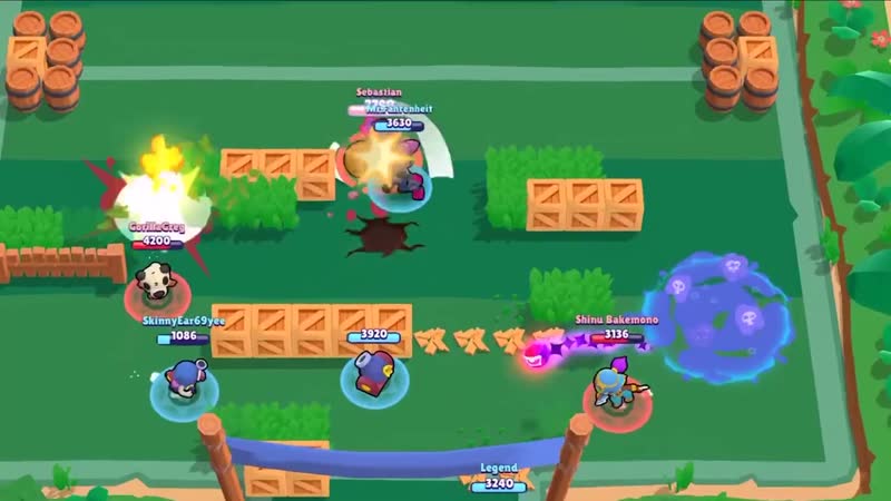 [tim brawl stars] 300 iq vs 0 iq hiding spot ! brawl stars funny moments &amp; fails &amp; win #334