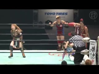 Meiko satomura, dash chisako, sendai sachiko, kagetsu vs hailey hatred, hiroyo matsumoto, mio shirai, carlos amano