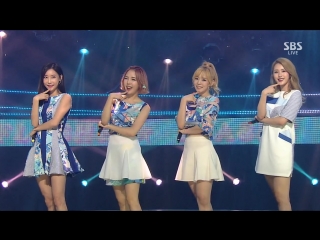 Flashe pretty girl @ inkigayo 160904