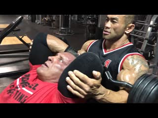 Milos sarcev giant set for triceps