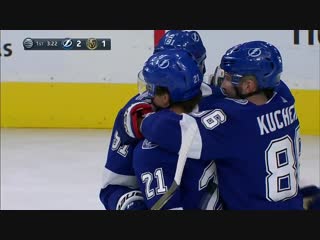 Nikita kucherov and steven stamkos slice through golden knights defence to set u