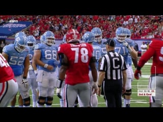 Ncaaf 2016 / week 01 / / (18) georgia bulldogs (22) north carolina tar heels / 1н / en