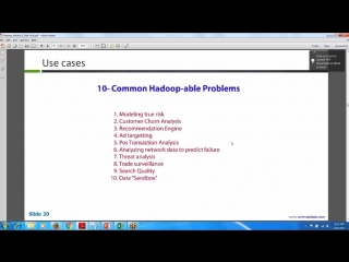 10 common hadoop able problems in hadoop training video