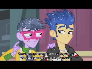 [rus sub] mlp equestria girls 3 friendship games a banner day (exclusive short #5 60fps)
