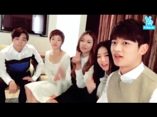 151005 minho my first time 처음이라서 live backstage naver v app