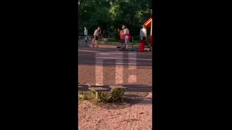 Женщина побила маленькую девочку