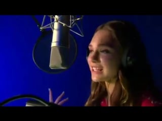 Maddie voicing her character camille on "leap"