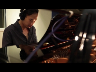 정재일 피아노 레코딩 장면, 소닉 엣지 스튜디오에서 2013년, piano recording by jung jae il, at sonic edge studio in 2013